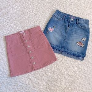 Set of 2 Girls Skirts